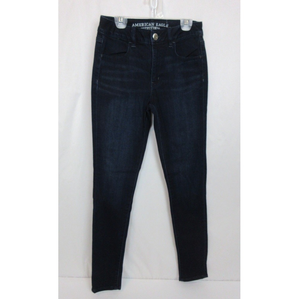 Women's Size 4 Regular AMERICAN EAGLE AOE DENIM Hi Rise Jeggings Jeans
